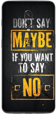 wrap craft OnePlus 6T Mobile Skin(Multicolor)