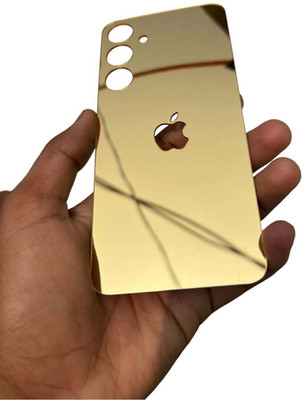 TWUAOP SAMSUNG GALAXY S24 PLUS 5G MOBILE SKIN ACRYLIC SHEET MIRROR BACK PANNEL APPLE Mobile Skin(Gold)