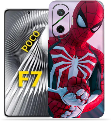WeCre8 Skin's Xiaomi Poco F7 5g Premium Vinyl Mobile Skin (Multicolor) Mobile Skin(Spiderman)