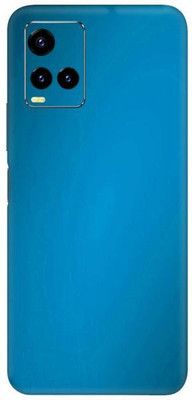 Vcare GadGets Metallic Light Blue Shining vivo Y21 T Mobile Skin(Metallic Light Blue Shining)
