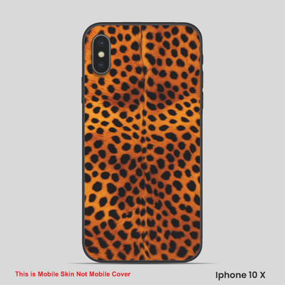VYBE The Smart Choice iPhone 10X Pattern Mobile Skin(Cocoa Brown 5)