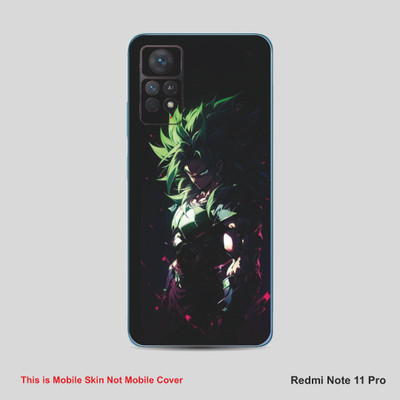 VYBE The Smart Choice Redmi Note 11Pro Goku Mobile Skin Mobile Skin(Olive Green A31)
