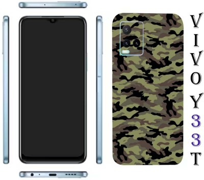 LAMHA Vivo Y33T Mobile Skin(Ultra Super Camouflage military Green Skin With High Matte Finish.)