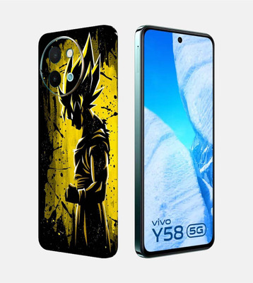 OggyBaba Vivo Y58 5g Mobile Skin(Goku Yellow)
