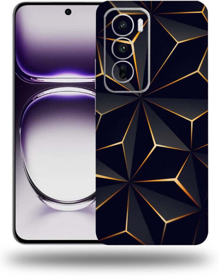Mclaxa Oppo Reno 12 Pro 5g Mobile Skin(Black Abstract)