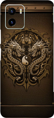 TJ CREATION Vivo Y15c 5g Mobile Skin(Ultra Super Ethnic Door Skin With High Matte Finish.)