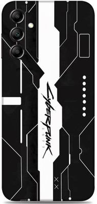 SkinoMania SAMSUNG Galaxy A14 5G Mobile Skin(B&W Simple-Black-Cyber)