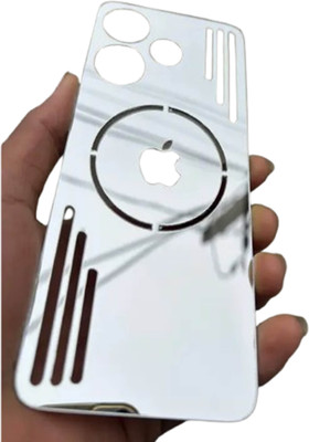 GPTECK TECNO SPARK GO 2024 Silver Mirror Finish Back Panel Mobile Skin(Silver)