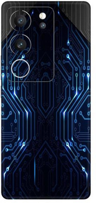 Vcare GadGets Waves Blue Vivo V29 5G Mobile Skin(Multicolor)