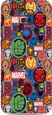 SkinoMania Moto G Play Mobile Skin(Multicolor MArvel-Sticker)