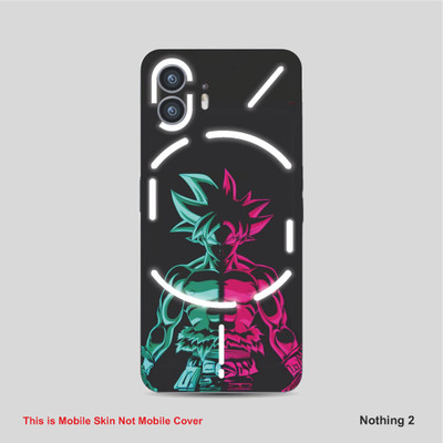 VYBE The Smart Choice Nothing 2 Goku Mobile Skin Mobile Skin(Blue, Pink 7)