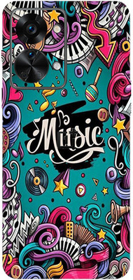 BugguSkin Oneplus Nord 2T (5g) Mobile Skin(Ultra Super Music Graffiti With High Matte Finish.)