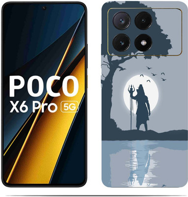 LAMHA POCO X6 PRO 5G Mobile Skin(Ultra Super Light Grey Skin With HiighQuality MatteFinish_thanksS)