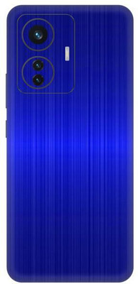 Vcare GadGets iQOO Z6 Pro 5G Dark Blue Brushed Back Side Premium Mobile Skin(Dark Blue Brushed)