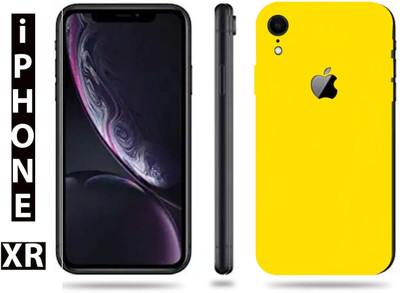 BugguSkin Apple iPhone XR Mobile Skin(Ultra Super Yellow Matte Skin With High Matte Finish.)
