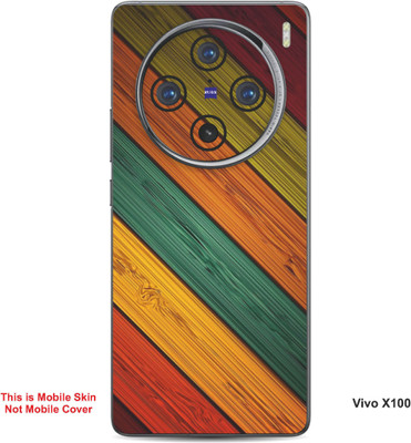 VYBE The Smart Choice Vivo X100 Pattern Embossed Mobile Skin(Tiger Eye 18)