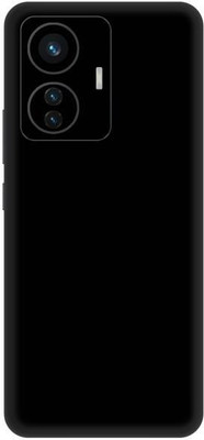 Vcare GadGets iQOO Z6 Mobile Skin(Black Jet)