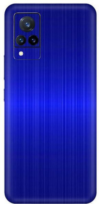Vcare GadGets Dark Blue Brushed vivo V21 5G Mobile Skin(Dark Blue Brushed)