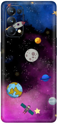 wrap craft OPPO RENO 5 PRO Premium Vinyl Mobile Skin(Multicolor)