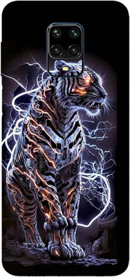 DHARKOTI Mi Redmi Note 9 Pro Max Skin For 3D Trending Tiger Theme Mobile Skin(Black)