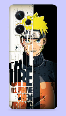 WeCre8 Skin's Xiaomi Redmi Note 12 Pro Plus 5G Mobile Skin(Naruto Anime Quotes Multicolor Mobile Skin)