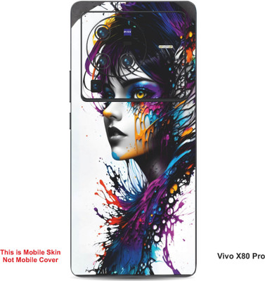 VYBE The Smart Choice Vivo X80 Pro Art Embossed Mobile Skin(Desert Storm 15)