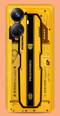 SkinoMania Realme 10 pro + 5g Mobile Skin(Multicolor yellow-red-magic)