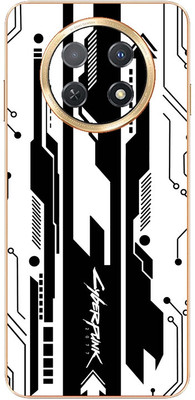 FCS Huawei Enjoy 60X Printed Back skin Mobile Skin(Cyber Punk White)