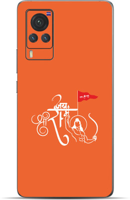 VYBE Vivo X60 Pro Shree Ram Mobile Skin Mobile Skin(Burnt Sienna 38)
