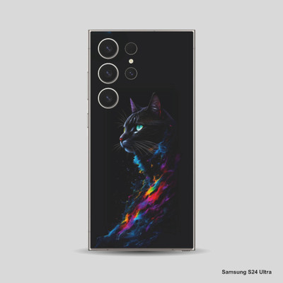 VYBE The Smart Choice Samsung S24 Ultra Cat Mobile Skin Mobile Skin(Purply Blue 22)