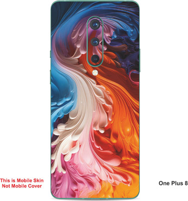 VYBE The Smart Choice One Plus 8 Art Embossed Mobile Skin(GunmokeA2)