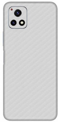 Vcare GadGets Fiber Carbon White vivo Y72 5G Mobile Skin(Fiber Carbon White)