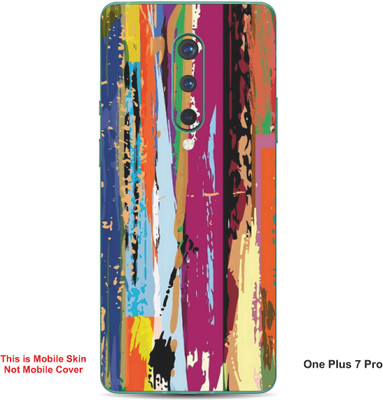 VYBE The Smart Choice One Plus 7 Pro Art Embossed Mobile Skin(Indian Yellow A1)