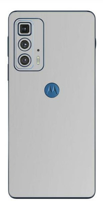 Vcare GadGets Moto Edge 20 Pro Mobile Skin(Silver)