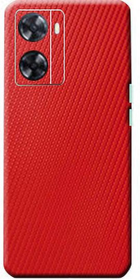 LAMHA Oppo A77s Mobile Skin(Ultra Super Red Carbon Fiber With High Matte Finish.)