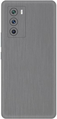 Vcare GadGets Brushed Silver vivo i QOO 9 SE 5G Mobile Skin(Brushed Silver)