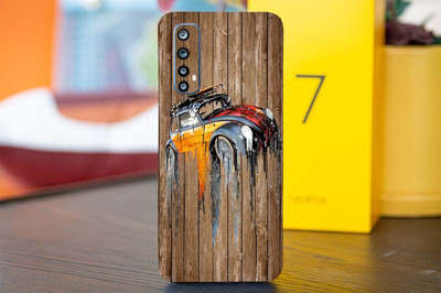 AsSkin Realme 7 Mobile Skin(Flowing Car Wrap Sticker Mobile Skin With High Matte Finish.)