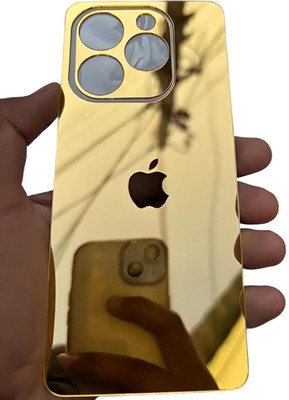 MOKPLZ INFINIX NOTE 40X 5G MOBILE SKIN GOLDEN MIRROR BACK PANNEL Mobile Skin(GOLDEN)