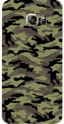 AsSkin Samsung Galaxy S6 Edge Plus, samsung s6 edge plus, Samsung Mobile Skin(Ultra Super Military Green Camoflage With High Matte Finish.)