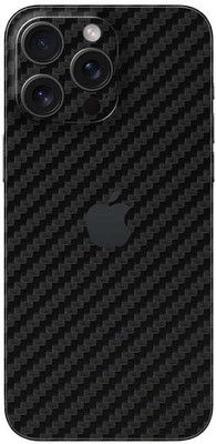 Xskin iphone 15 Pro Max Mobile Skin(Black Carbon)