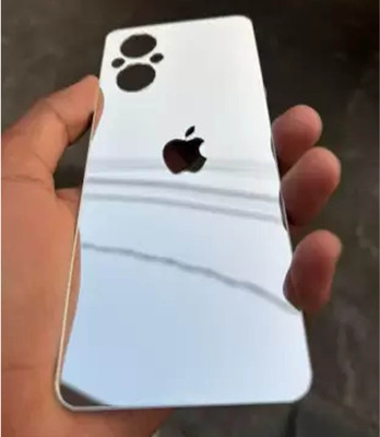 MOBIZONE OPPO F21 PRO 5G SILVER MIRROR BACK PANNEL Mobile Skin(Silver)