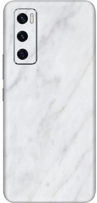 Vcare GadGets Vivo V20 SE Mobile Skin(Marble White 1)