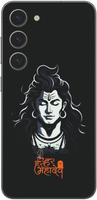 VYBE The Smart Choice galaxy s23 plus Mahadev Mobile Skin Mobile Skin(Black 624)