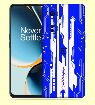 SkinoMania OnePlus Nord CE 3 Lite 5G Mobile Skin(Multicolor Blue-Cyberpunk)