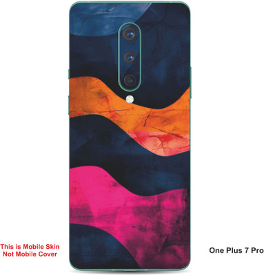 VYBE The Smart Choice One Plus 7 Pro Abstract Embossed Mobile Skin(Geyser A1)