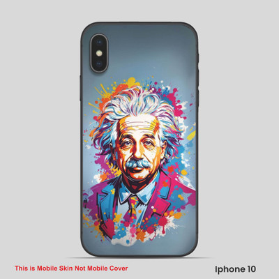 VYBE The Smart Choice iPhone 10 ART Mobile Skin(Multi color SKI C47)