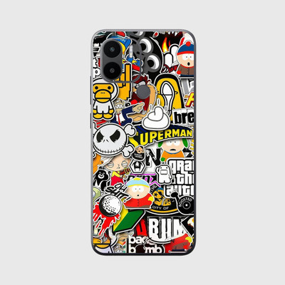 yug emporium MI REDMI A1+ 2022 3D DESIGN DIAMOND LOOK PREMIUM QUALITY Mobile Skin(Multicolor)
