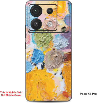 VYBE The Smart Choice Poco X6 Pro Art Embossed Mobile Skin(Soapstone 1)