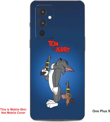 VYBE The Smart Choice One Plus 9 Tom & Jerry Embossed Mobile Skin(Fun Blue 19)