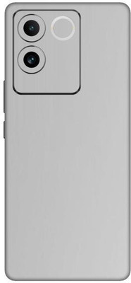 Vcare GadGets Metallic Silver Shining iQOO Z7 Pro 5G Mobile Skin(Silver)